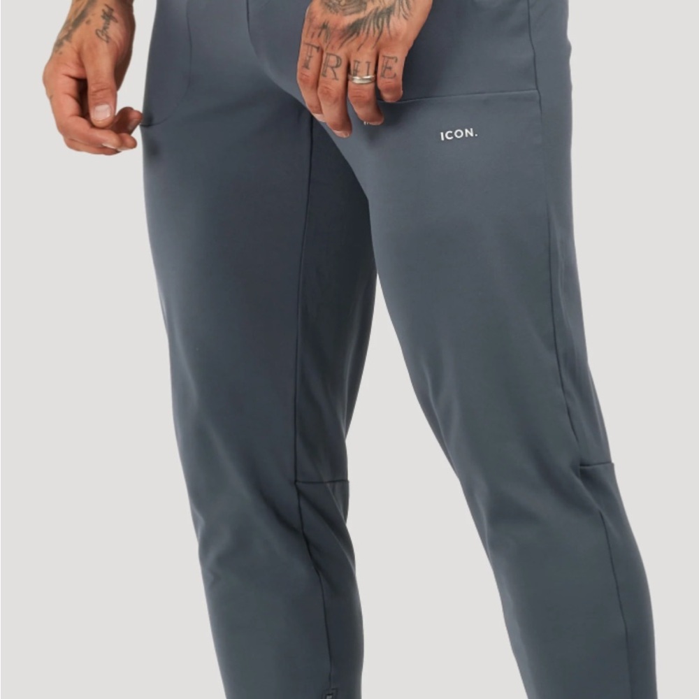 New! Icon Amsterdam Gray active  trouser size small